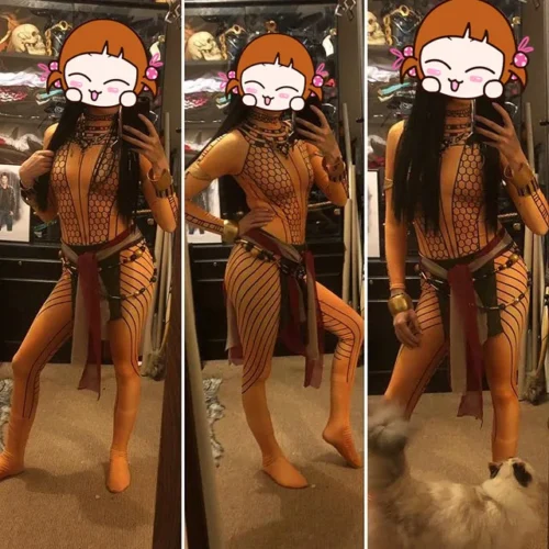 Alternative view of Adults Kids The Mummy 2 Cosplay Costumes Female Woman Anck Su Namun Superhero Zentai Suit Halloween Bodysuit