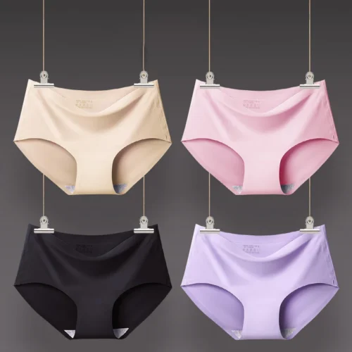 New Seamless Underwear Women Panties Sexy Female Lingerie Breathable Comfort Briefs Large Size Panties Female Underpants