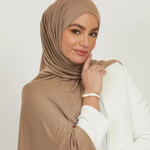 Modal Cotton Jersey Hijab Scarf For Muslim Women Shawl Stretchy Easy Plain Hijabs Scarves Headscarf African Woman Turban Ramadan