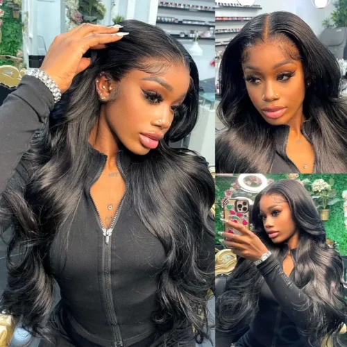 Alternative view of hd lace wig 13x6 human hair body wave lace frontal wigs for women choice long 30 40 inch brazilian wigs on sale cheap