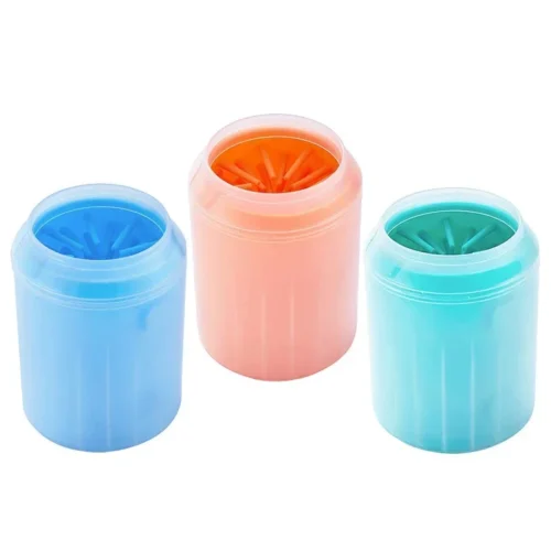 Alternative view of Dog Foot Cup Paw Washer Cleaner Dog Cat Foot Cleaning Brush Soft Silicone Dog Paw Cleaning Dog Paw Cleaning Bucket Accessories