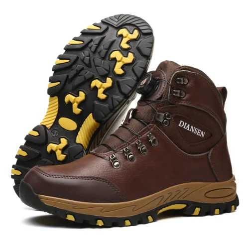 Alternative view of Rotating Button Safety Shoes Men Work Sneakers Indestructible Shoes Puncture-Proof Protective Shoes Work Boots Steel Toe