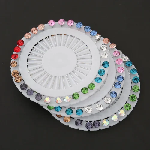 Alternative view of 30pcs/lot Islamic Colorful Brooch Headscarf Shawl Scarf Lady Muslim Fixed Pins Scarf Hijab Clips Brooch For Women Jewelry