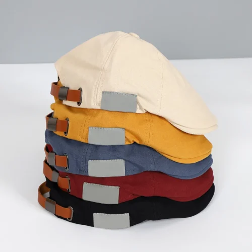 Alternative view of Cotton Peaky Blinders Caps For Men Hats Berets British Western Style Ivy Cap Classic Winter Woman Vintage Linen Beret