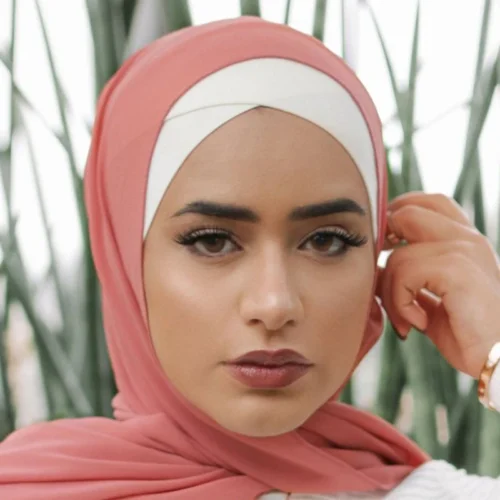 Alternative view of New Stretchy Crisscross Modal Jersey Inner Hijab Hats Muslim Underscarf Turban Bonnet Islamic Scarf Tube Women Headwrap