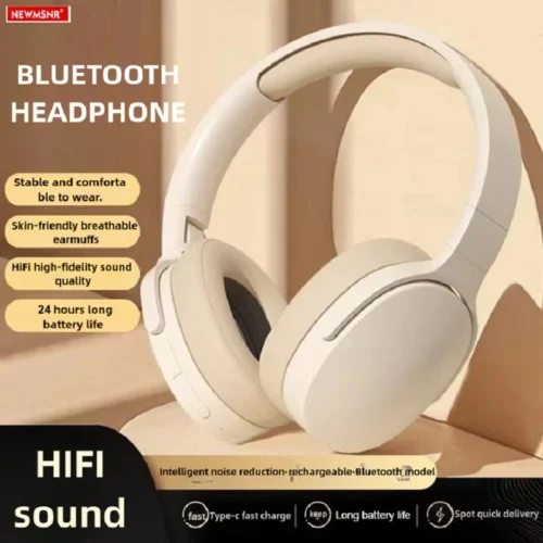 Alternative view of #P2961 Wireless Bluetooth 5.3 Headphones Over Ear Hifi Stereo Headset True Sports With Earphones TF/AUX Music Player with HD Mic