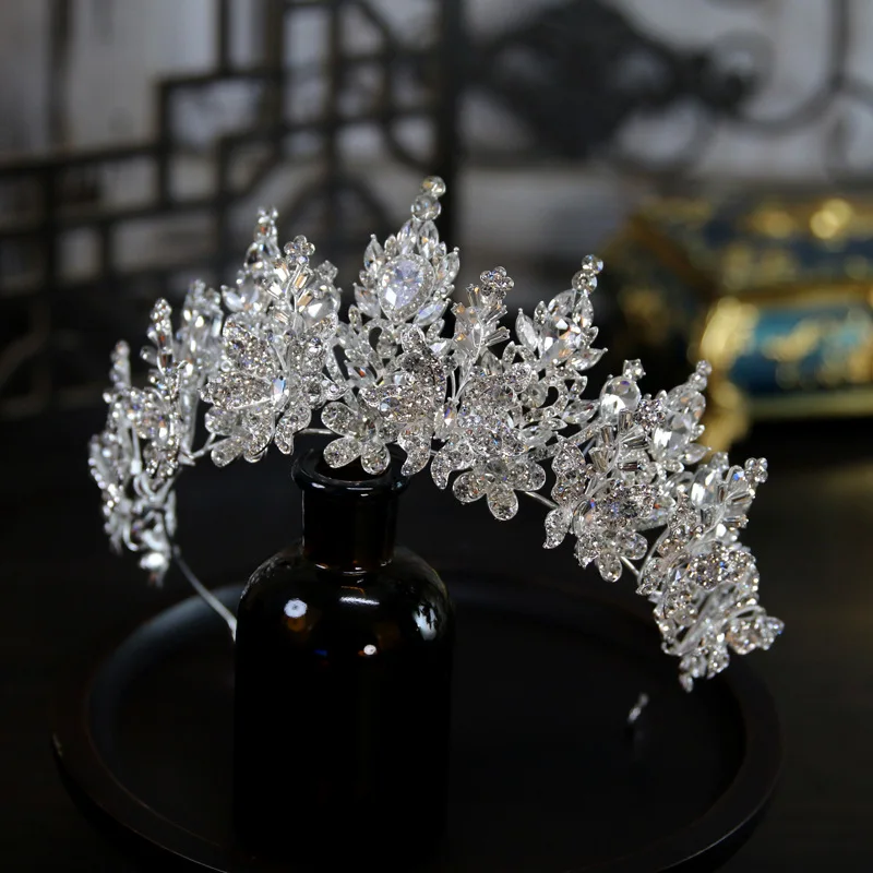 Crystal Crowns For Wedding Bride Hair Jewelry Headdress Princess Bridal Tiaras Crowns for Pageant Women Diadema Prom Headpieces - Image 3
