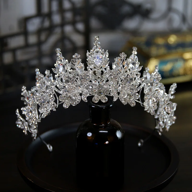 Crystal Crowns For Wedding Bride Hair Jewelry Headdress Princess Bridal Tiaras Crowns for Pageant Women Diadema Prom Headpieces - Image 2